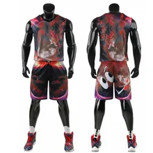 Мужские баскетбольные майки с мультипликационным принтом, костюмы, женские командные спортивные костюмы, баскетбольные майки, одежда, униформа на заказ