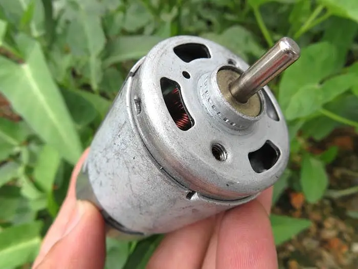 

775 carbon brush low speed motor power tool DIY DC motor 12V no cooling fan