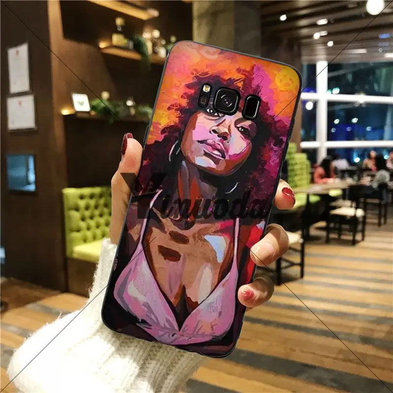 Colorful art african girl