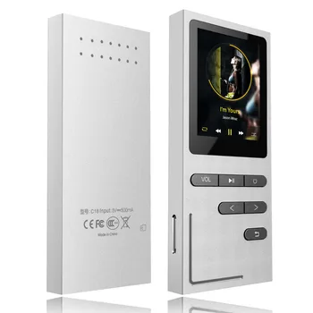

Portable HIFI MP3 Player 8GB Lossless Music Player with Speaker 50 Hours Playback Voice Recorder / FM Radio Expandable Up to 64G