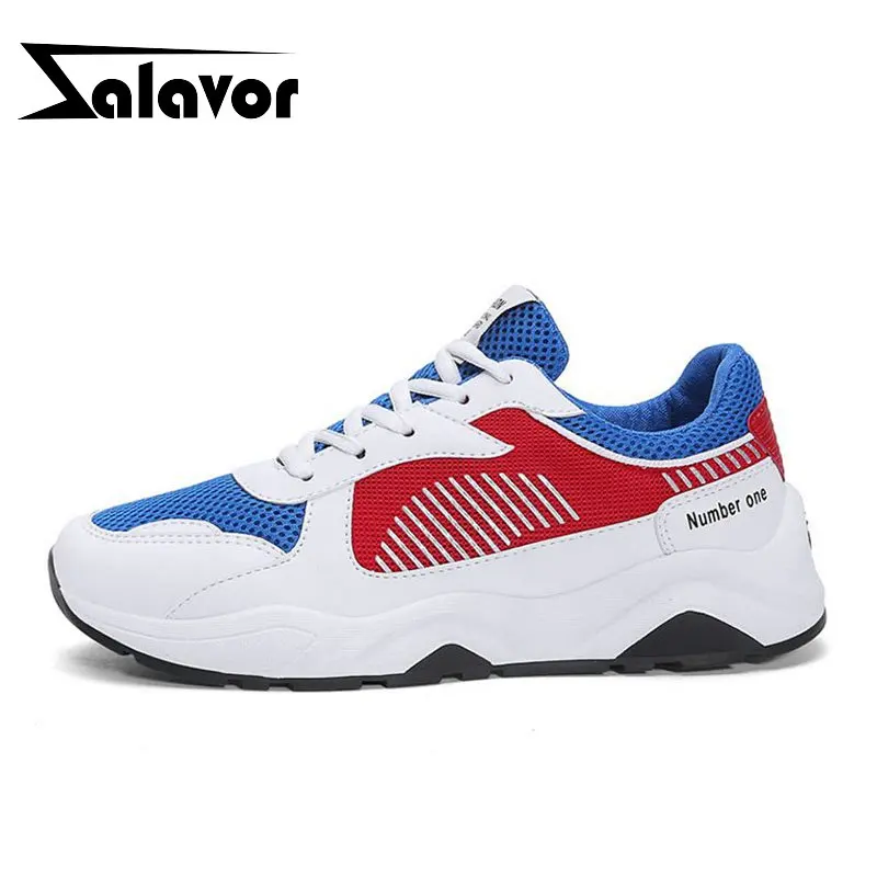 

ZALAVOR Mesh Breathaable Sports Shoes Men Trend Outdoor Running Shoes Mixed Color Leisure Fitness Sneakers Male Size 39-44