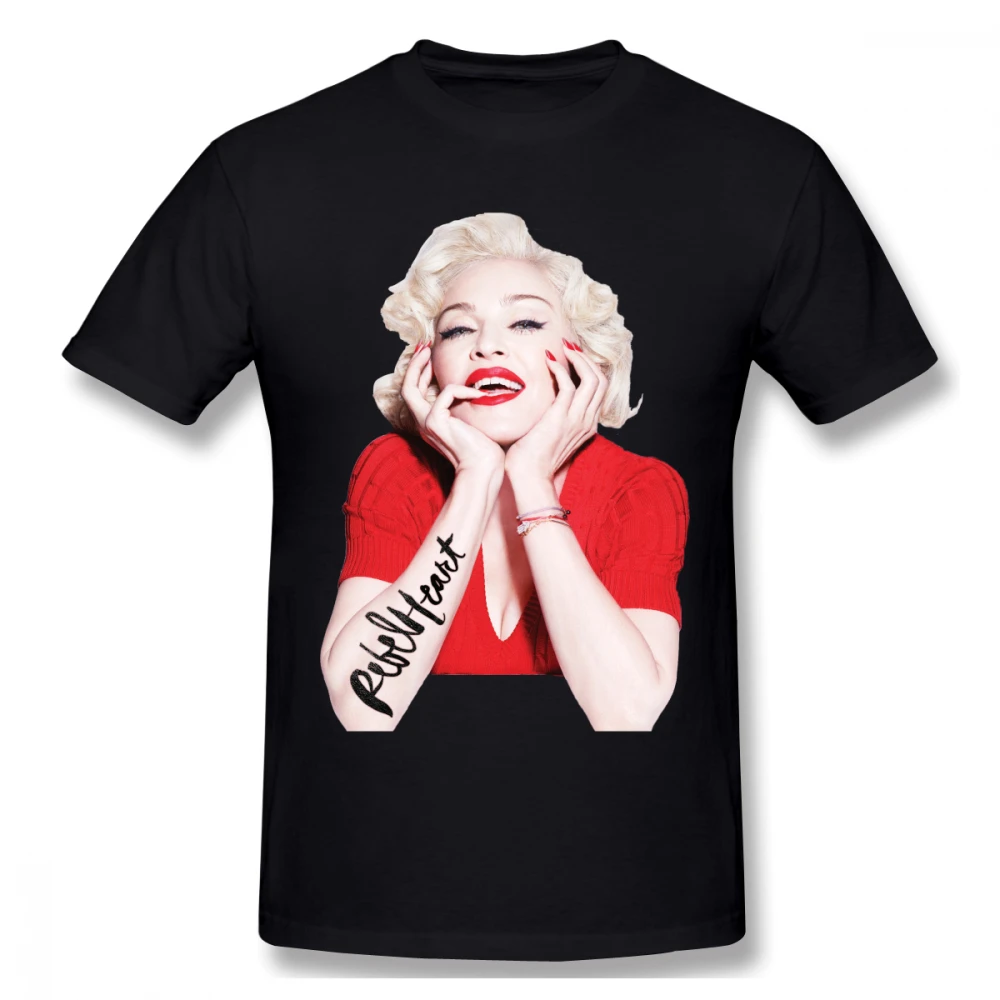 Madonna T-shirt For Men Plus Size Digital Print Group Tshirt