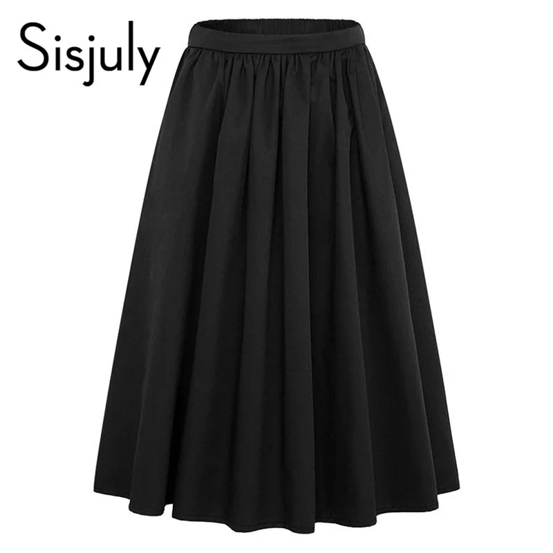 Buy Sisjuly women skirt girl pleated summer skirts