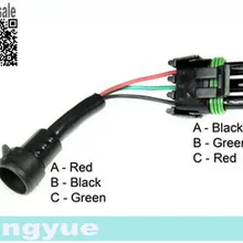 Longyue 10 шт. Camaro Corvette дроссельной заслонки адаптер TPS Metripack к Weatherpack см провода