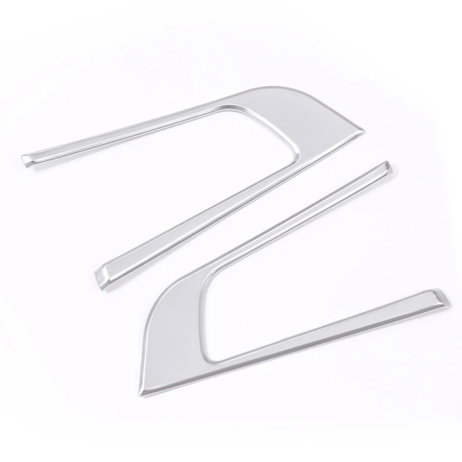 2pcs Chrome Car Steering Wheel Button Trim for For Alfa Romeo Giulia 2017 For Stelvio Accessories
