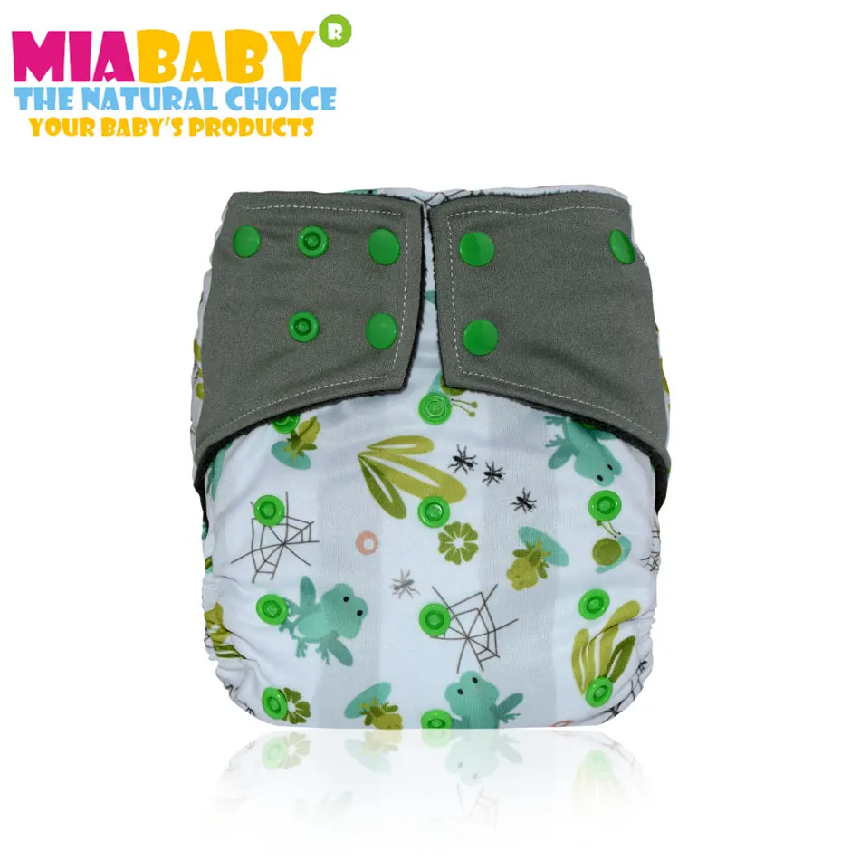 Miababy OS бамбуковый уголь карман ткань пеленки, withou два кармана, водонепроницаемый и дышащий для детей 3-15 кг