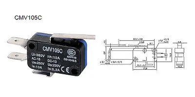 10 шт микро переключатель длиннее Тип ручки CMV105C | Обустройство дома
