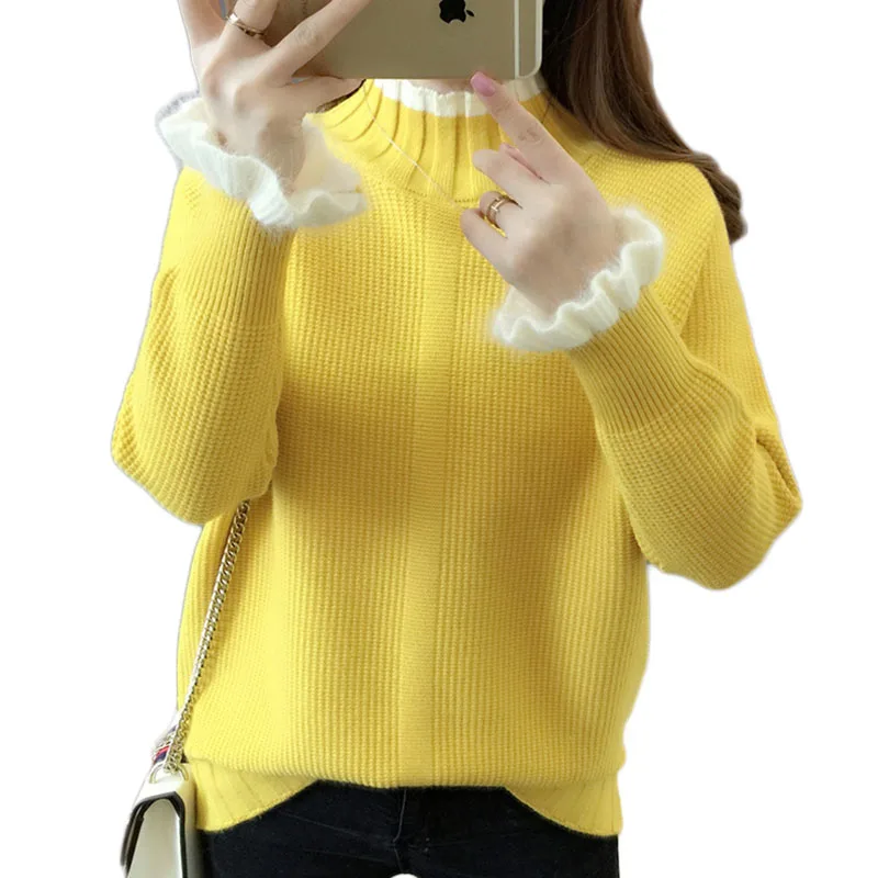 Long Sleeve Knitted Top Sweater Women Winter Sweater Turtle Neck Pullover 2019 New Arrival Strech Knitwear Jumper Wholesale Pull Long Sleeve Knitted Top Sweater Women Winter Sweater Turtle Neck Pullover 2019 New Arrival Strech Knitwear Jumper Wholesale Pull