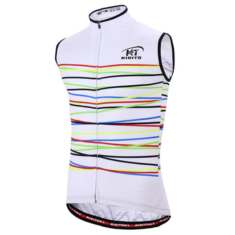 Летний Pro Безрукавый велосипедный жилет MTB Maillot Ropa Ciclismo Racing Спортивная одежда для велосипеда быстросохнущая велосипедная одежда для мужчин - Цвет: Sleeveless Jerseys