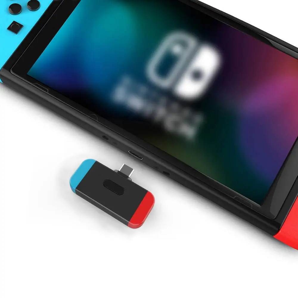 

Dual Link Bluetooth 5.0 aptX Low Latency USB Type C Audio Transmitter Wireless Adapter for Nintendo Switch PC Gaming Headphone