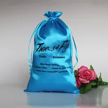 Атласный чехол для упаковка ювелирных изделий/макияж/подарок/Свадебные/вечерние/коробка для хранения/волос/мешок для обуви Шелковый тканевый мешочек Саше карман с логотипом, рисунком по индивидуальному заказу