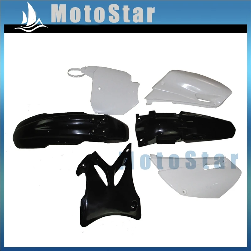 Черный Пластик комплекты обтекателей для Dirt Pit Bike Yamaha YZ85 2002 2003 2004 2005 2006 2007 2008 2009 2010 2011 2012 2013