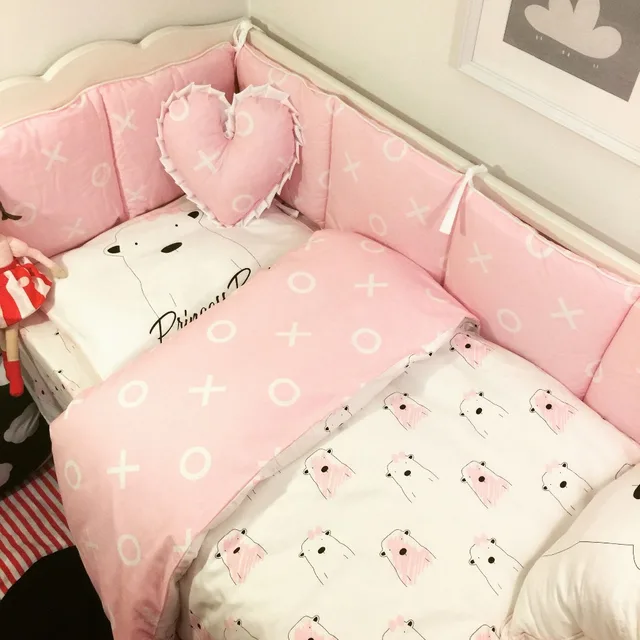 Crib Bedding Baby Set Sweet Nursery Per Quilt Crib Bedding Baby Set Sweet Nursery Per Quilt Ed Sheet Pink White Pig