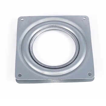 

Turntable Bearing 4" Square Rotating Plate Metal Turntable Furniture Wheel Parts Table Bearing