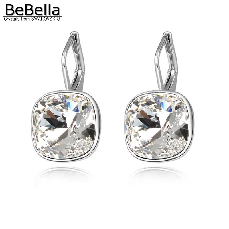 Us 12 76 15 Off Bebella Square Bella Crystal Pierced Drop Earrings With Crystals From Swarovski Fashion Jewelry For Women Wedding Gift 2018 In Us 12 76 15 Off Bebella Square Bella Crystal Pierced Drop Earrings With Crystals From Swarovski Fashion Jewelry For Women Wedding Gift 2018 In