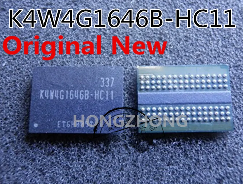 Бесплатная доставка 2 шт. новинка 100% фотовспышка K4W4G1646B HC11 видео ОЗУ чип BGA Новинка