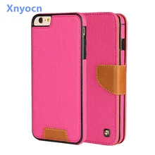 Для Apple iPhone 6 6 S Plus Флип кожаный чехол-бумажник высокого качества 2-в-1 чехлы для телефонов Чехол