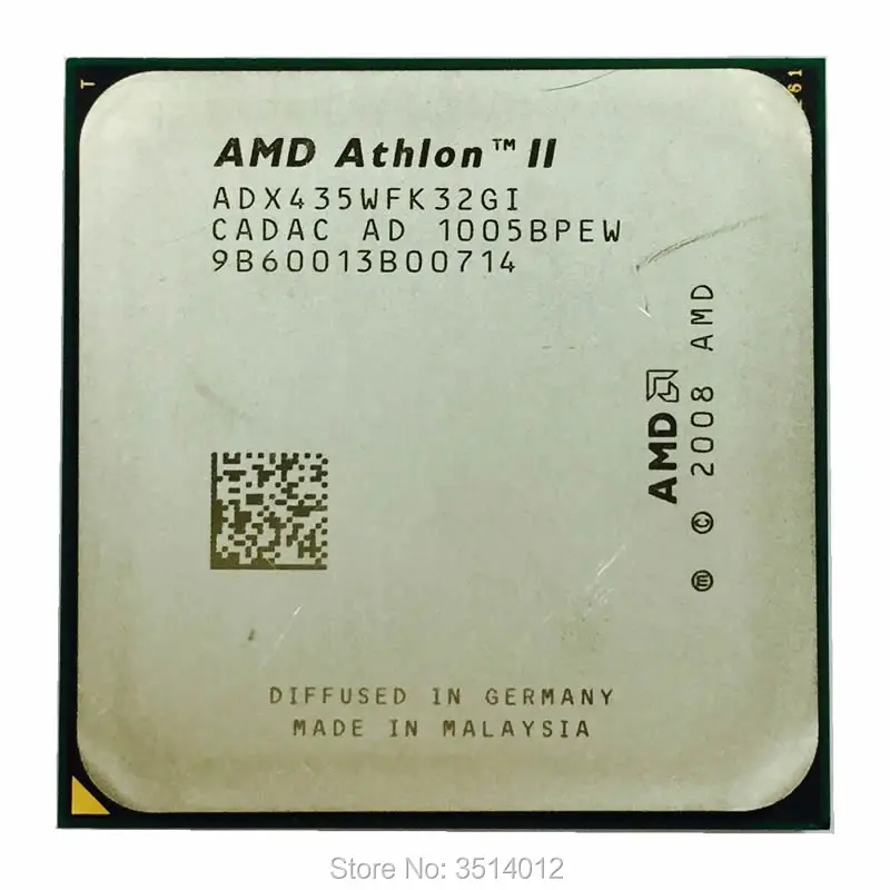 ЦП AMD Athlon II X3 435 2 9 ГГц трехъядерный процессор ADX435WFK32GI/ADX435WFK32GM разъем AM3 | Компьютеры