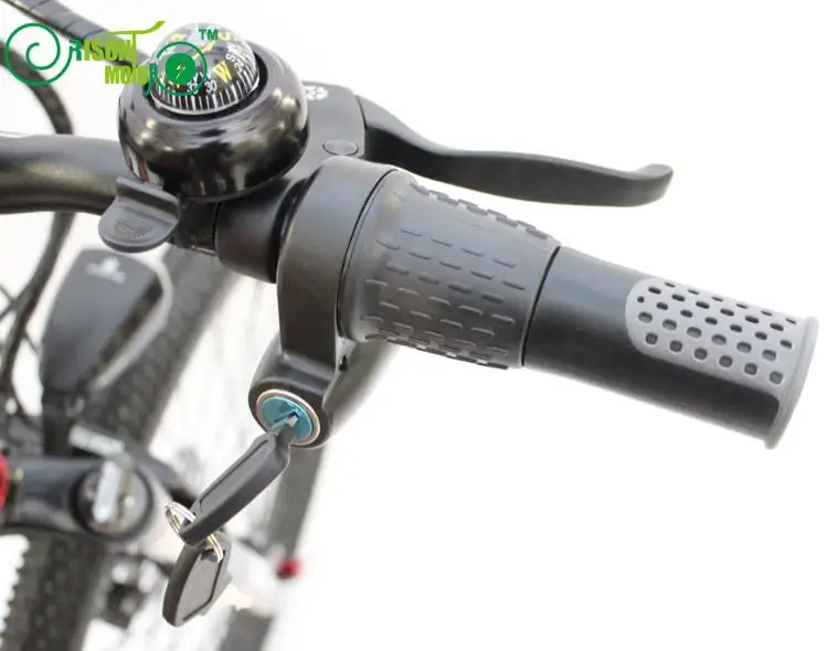 36V//48V Twist Speed Throttle Half-Bar Grip Throttle With Electric Lock For Ebike