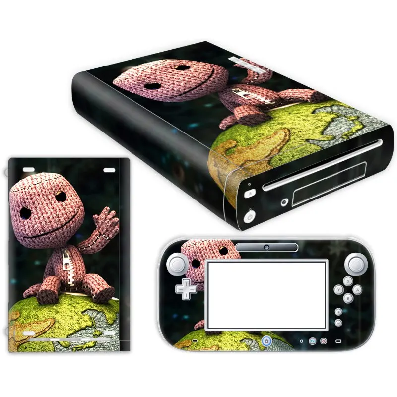 Популярный мультфильм Дизайн винил для nintendo W ii U консоли наклейку кожи