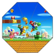 Хороший Супер Марио зонтик на заказ Солнечный и Зонт от дождя Дизайн Портативный Модный стильный полезный Зонты хороший подарок