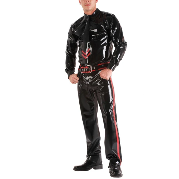 Rubber Military Trousers b