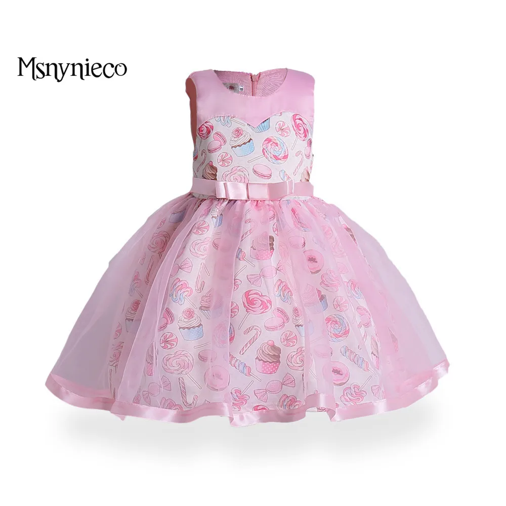 

Girl Party Dress Christmas Dress for Girl Sleeveless Summer 2017 Brand Princess Birthday Dresses Infant Baby Girls Clothes