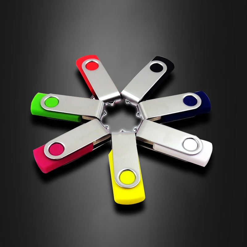 

USB Flash drive promotion! Rotate colourful USB 2.0 4GB 8GB 16GB 32GB 64GB 128GB Flash Drive pen drive memory stick u disk