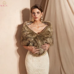 100% Real Pictures Faux Fur bolero Wedding & Events Wrap & Jacket Bridal Accessory Party Cape 2019 High Quality Female Bridal 100% Real Pictures Faux Fur bolero Wedding & Events Wrap & Jacket Bridal Accessory Party Cape 2019 High Quality Female Bridal