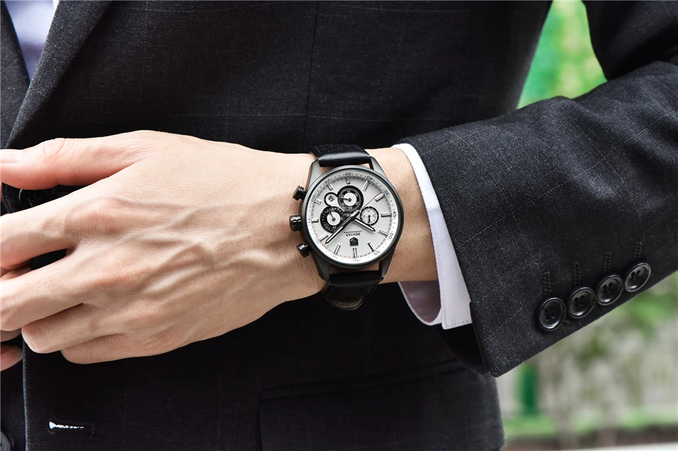 Relogio Masculino BENYAR часы лучший бренд класса люкс Для мужчин s Спорт в стиле милитари хронограф кварцевые наручные часы Для мужчин Reloj Hombre