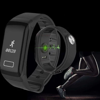 

Fitness Blood Pressure Oxygen Heart Rate Monitor Smart Watch Band Bracelet High Quality