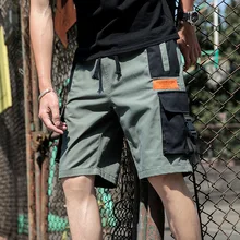 Летние новые уличные хип-хоп спортивные шорты свободные офисные Шорты Брюки для отдыха для мужчин