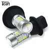 Tcart Auto Led Light Daytime Running Light Front Turn Signals Light Car DRL Led Winker Bulb White+Yellow Lamp 20W T20 7440 WY21W ► Photo 3/6