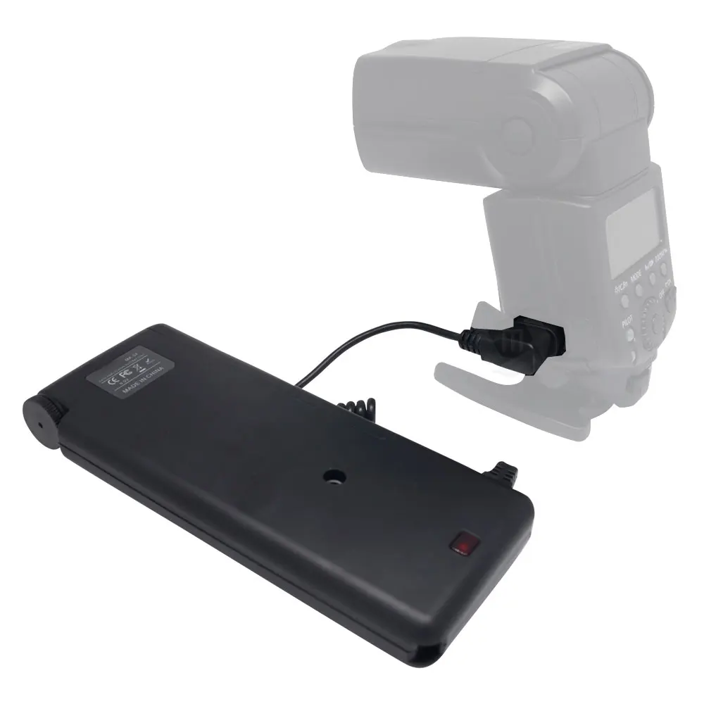 meike cp e4 6xaa external flash battery pack adapter for canon speedlite 430ex ii 580ex ii 550ex mr 14ex mt 24ex 600ex rt 270ex