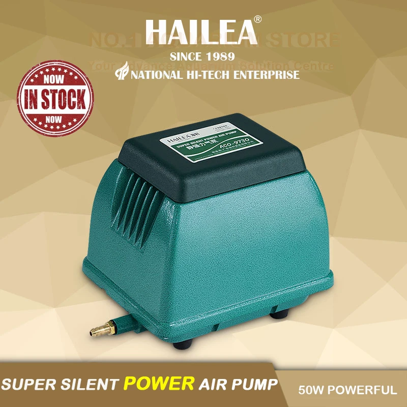 Hailea Brand New Aco9730 Septic Pond Air Pump Atu Treatment Plant Compressor 50w 60l/min