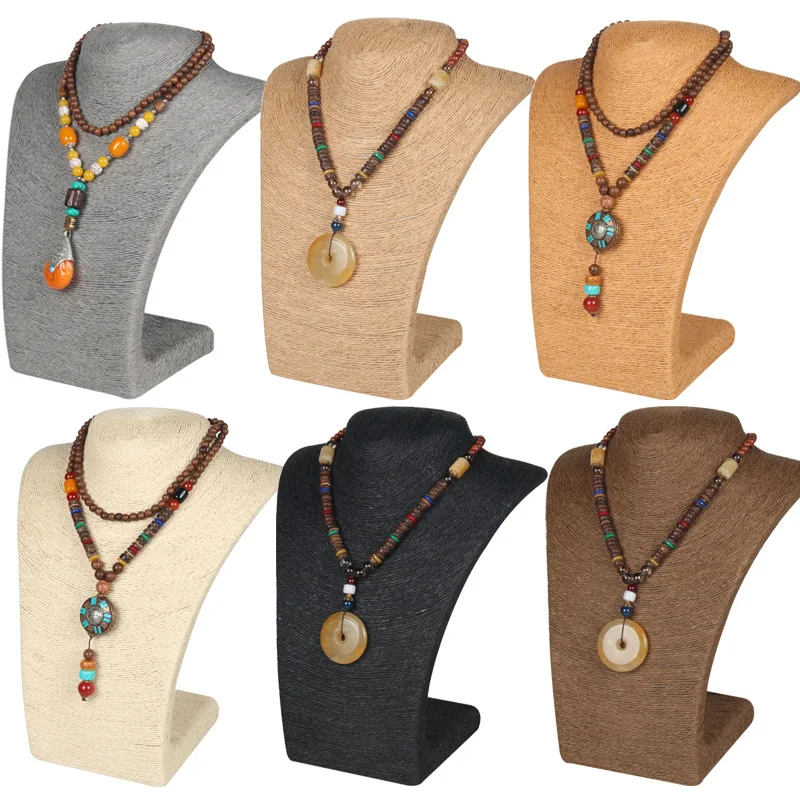Necklace Display Stand Pendant Jewelry Display Shelf Mannequin Necklace