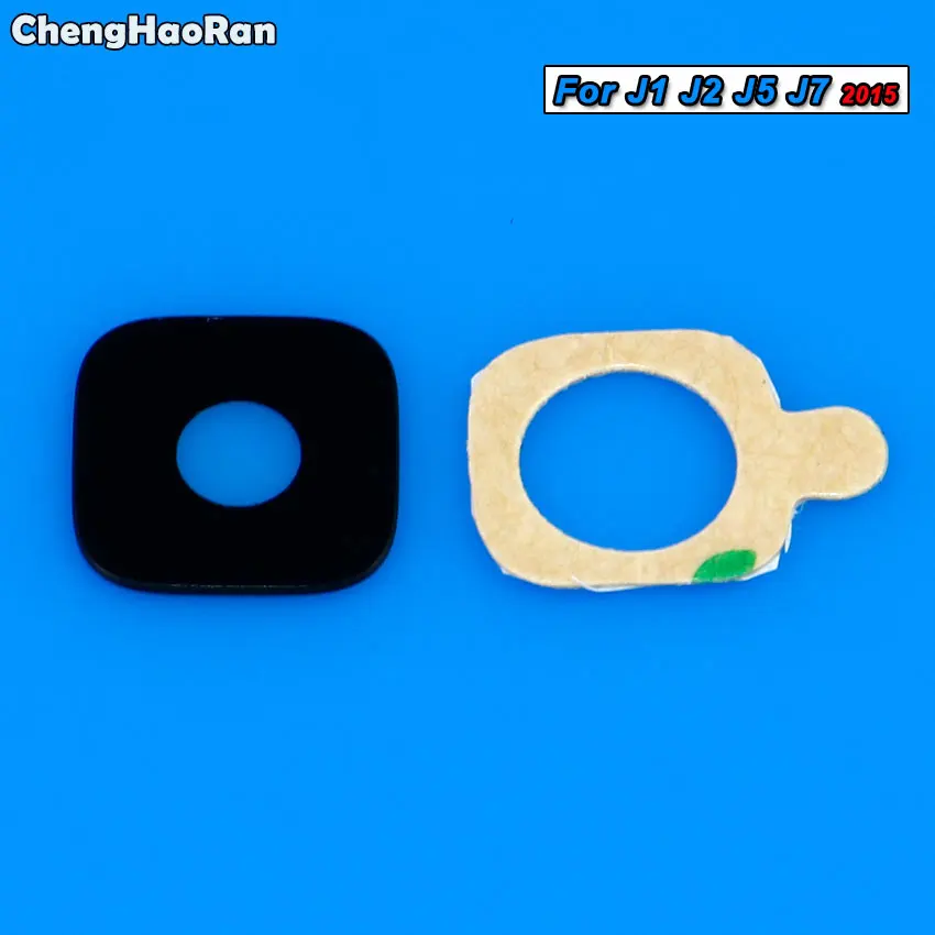 ChengHaoRan задняя камера стеклянный объектив с наклейкой для Samsung Galaxy J3 J5 J7 2015 2016 2017 J310