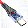 Novedoso pack de LED USB de tipo C Cable de carga rápida USB-C de carga rápida cargador de tipo C USB tipo-C de datos cable para Samsung Galaxy S9 S8 Plus ► Foto 2/6