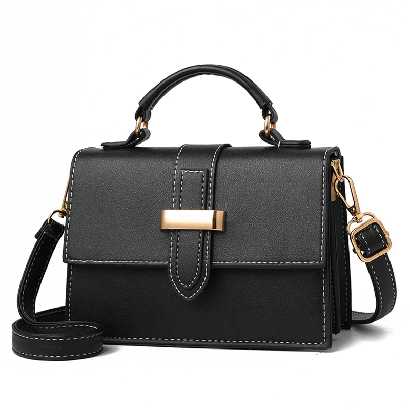 

2018 Fashion Women Handbag Simple Mini Small Belt Square Flap Pack Patchwork Shoulder Bag Crossbody Package Clutch Women Handbag