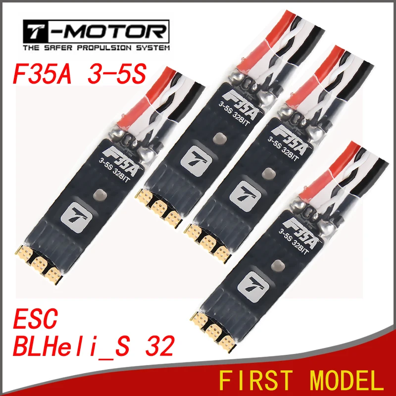 

New Arrival 2PCS/4PCS T-MOTOR F35A ESC 32bit BLHeli 3S-5S LED Support Dshot1200 for 170 to 250 FPV Racing Drone Frame Kit