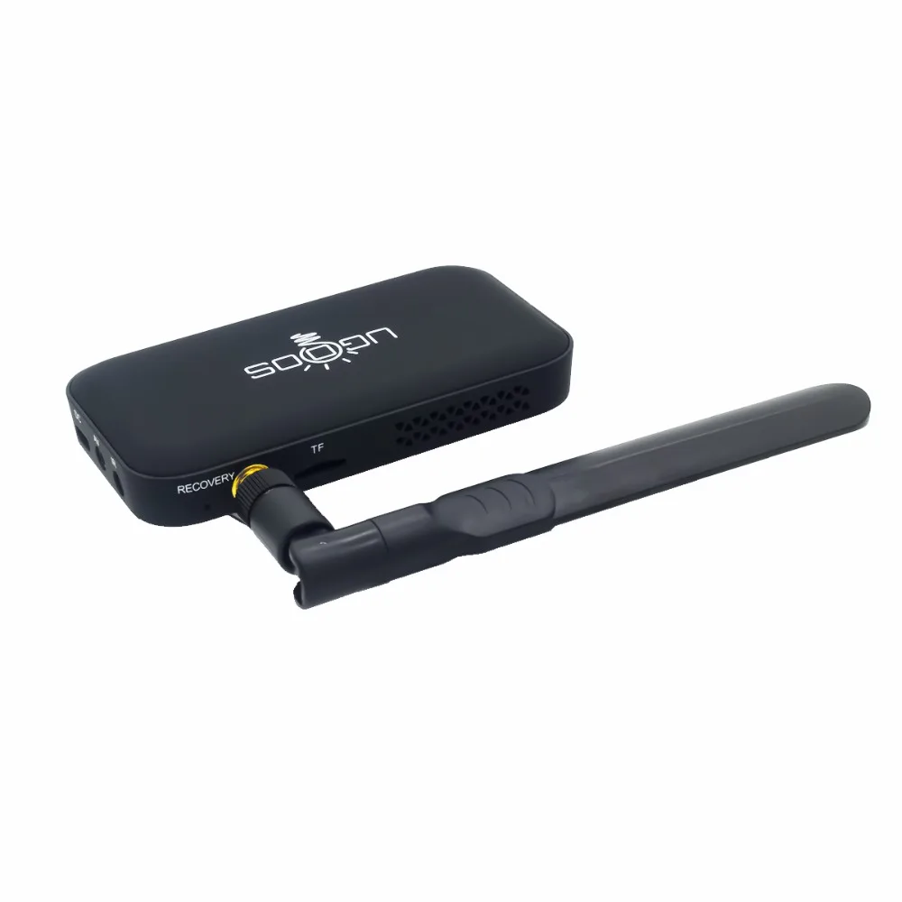 Ugoos UM4 2GB DDR4 16GB ROM Android 7.1 Smart 4K TV Box RK3328 Quad Core Home Streaming Media Player 2.4G&5G WiFi Bluetooth 4.0