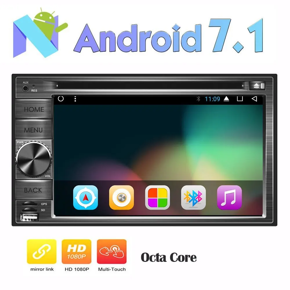 2din Android Car font b Radio b font Stereo in Dash 6 2 GPS DVD Player