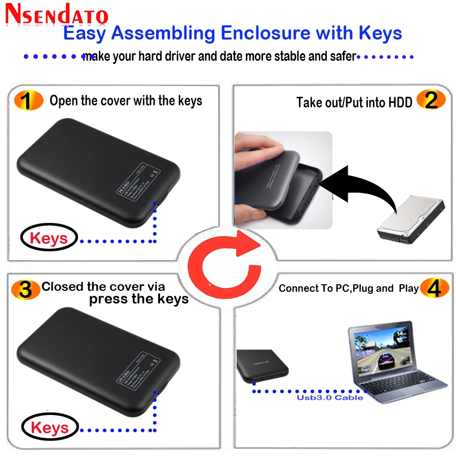 2.5 inch HDD enclosure  (12)