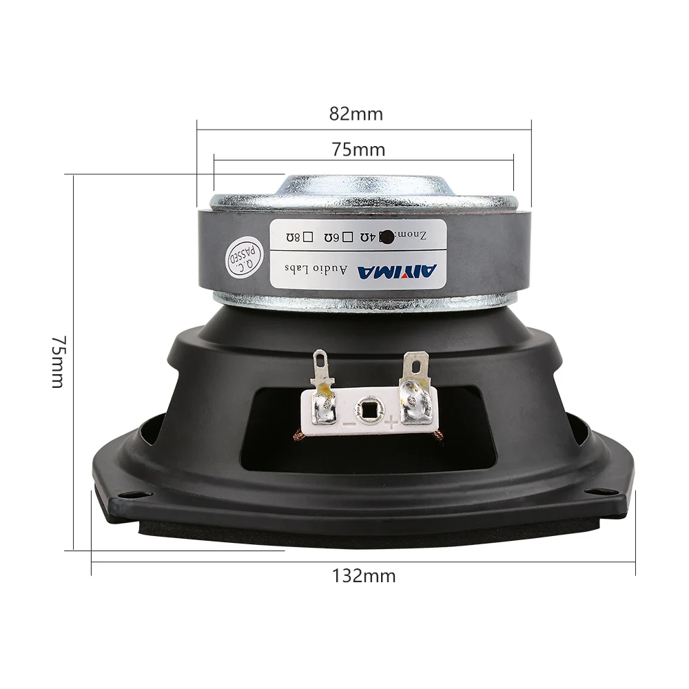 AIYIMA 5.25 Inch Subwoofer Speaker Driver 4 8 Ohm 120W Hight Power Woofer Music Loudspeaker DIY Sound Speakers For Home Theater