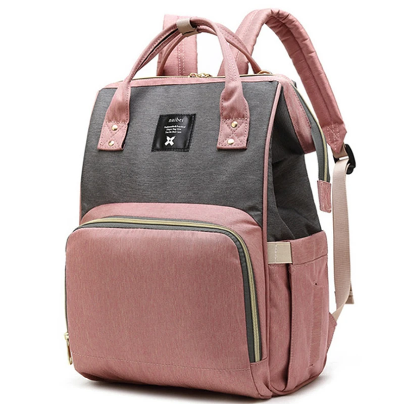 QINDU Baby Changing Backpack Diaper Bag Backpack Multifunction Waterproof Travel Backpack Large Capacity Maternity Nappy Backpacks with Stroller Straps for Boys/&Girls-Stylish and Durable