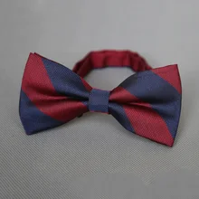 Mantieqingway классические галстуки мужские костюм полиэстер галстук-бабочка платье в деловом стиле бантом Gravata для Свадебная вечеринка с бантом в полоску подарки