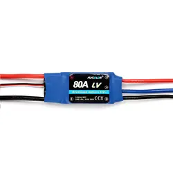 FATJAY Flycolor 80A RC бесщёточный ESC 2-6 S SBEC 5,5 V/4A хобби модель самолета Вертолет части аксессуары с электронным контролем скорости