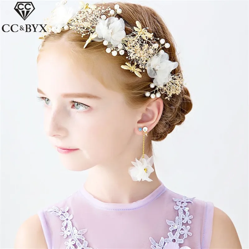 CC Crowns Tiaras Hairbands Romantic For Girl Hair Accessories Party