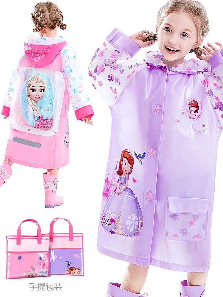 Disney Frozen Raincoat School Bag 