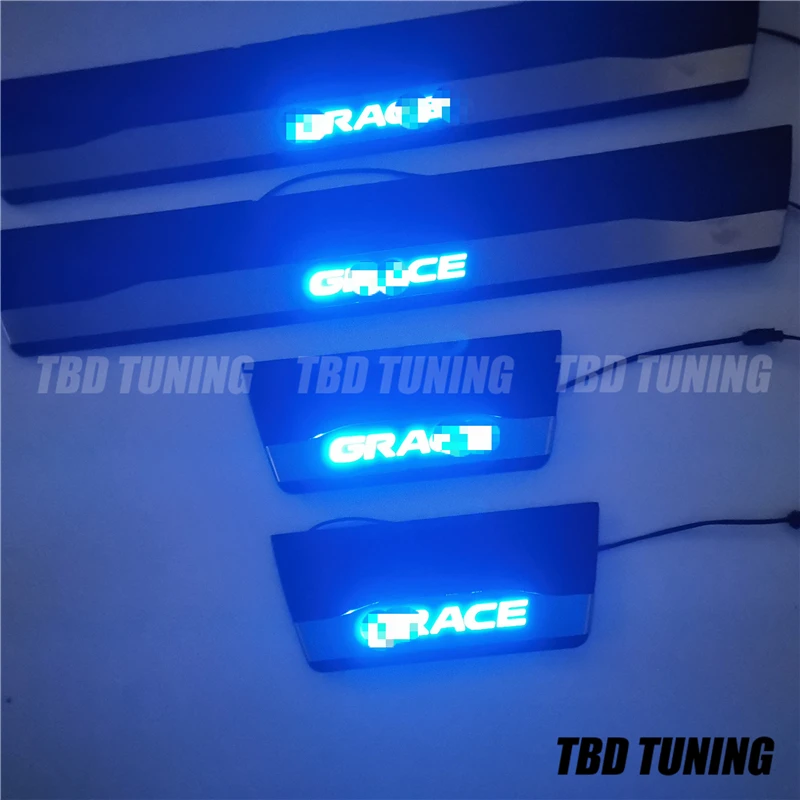 

2014 2015 2016 2017 2018 2019 For Honda Grace Door Sill Plate Protect Trim Accessories Welcome Pedals